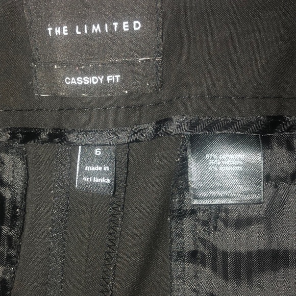 THE LIMITED BLACK DRESS PANTS SIZE 6 - Picture 5 of 5